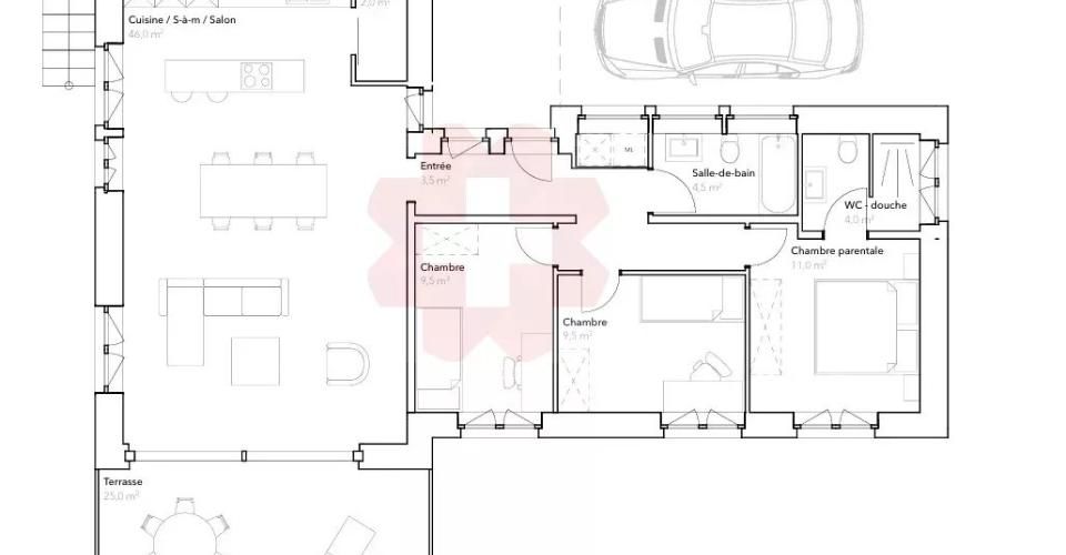 Spacieux appartement de 4,5 pièces avec vue exceptionnelle à Savièse - Appartement 4.5 pièces - image - 7