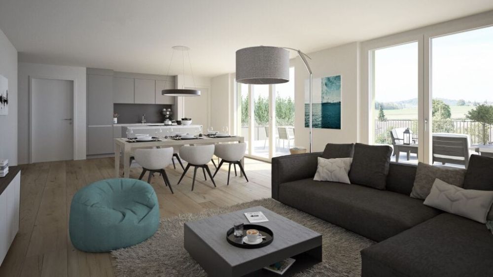 2.5-Zimmer-Gartenwohnung, Terrasse, Biberist - ruhig & sonnig - Bild 3