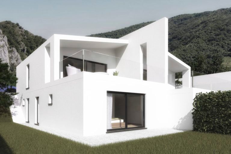 Casa bifamiliare moderna a Monteggio con vista panoramica - Bild 2