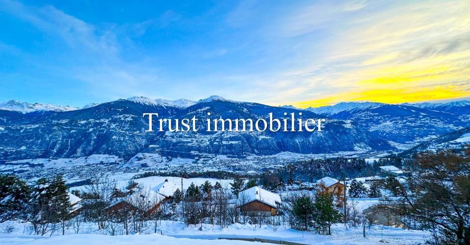 6000.Vue panoramique - Projet Chalet à vendre à Sergnou -Crans-Montana - Chalet 9.5 pièces - image - 2