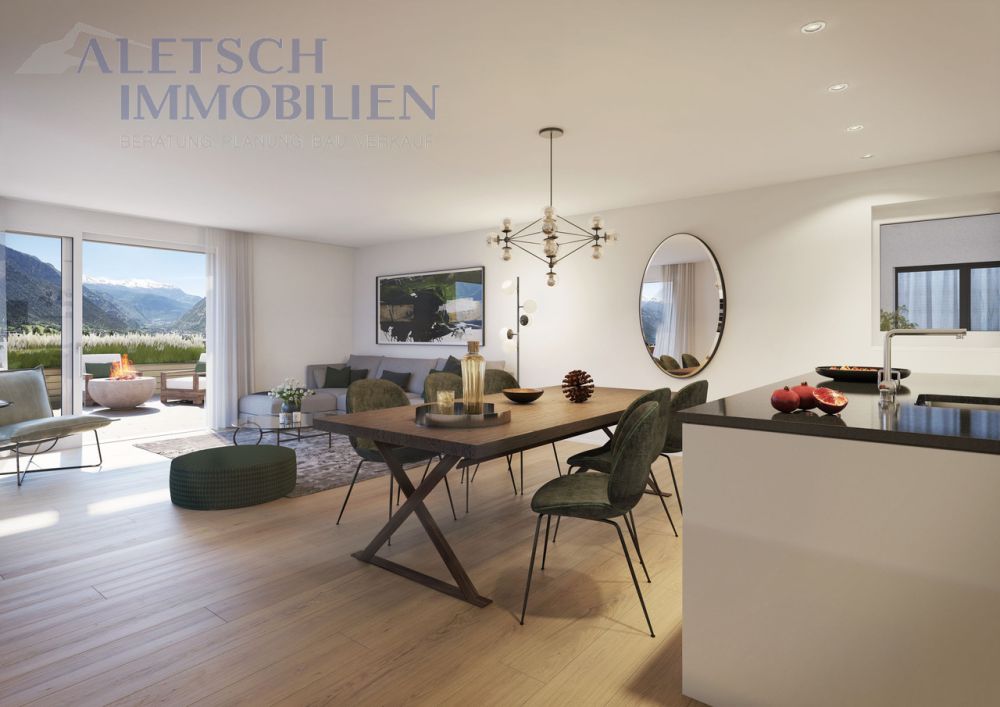 zu verkaufen, 5.5-Neubauwohnung in Ried-Brig / VS -  Bild 3