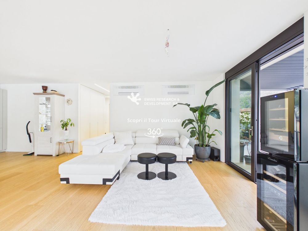 CONTEMPORANEO APPARTAMENTO DI 3,5 LOCALI CON AMPIA TERRAZZA E DOMOTICA INTEGRATA -  Bild 5