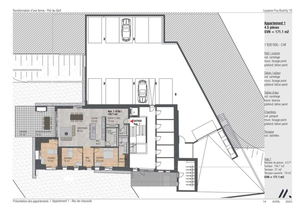 Appartement 4.5 pièces à Lausanne - Bild 8