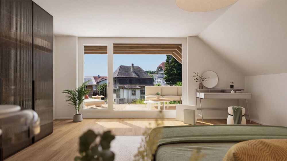 3,5-Zimmer-Neubau-Eigentumswohnung mit Weitblick in Lüterswil (Bucheggberg) -  Bild 1