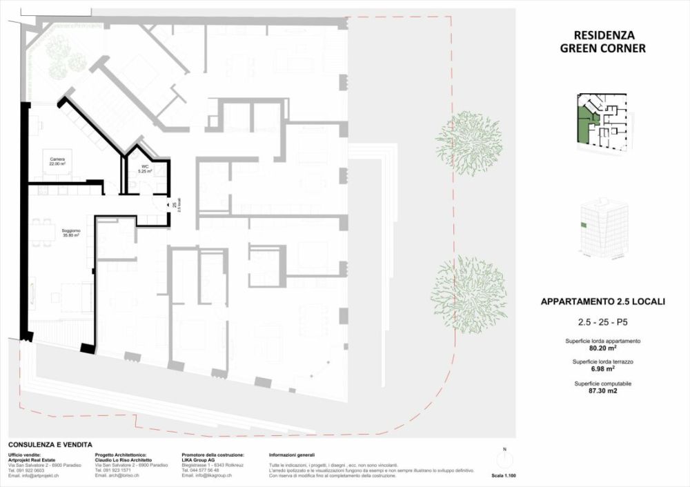 2.5 locali a Paradiso - nuova costruzione -  Bild 13