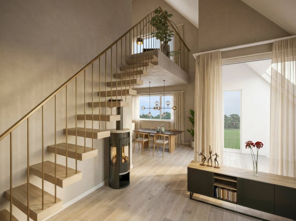 C2: Charmante 2.5-Zimmer-Maisonette-Wohnung in Scheuren – Neubau 2027 -  Bild 4