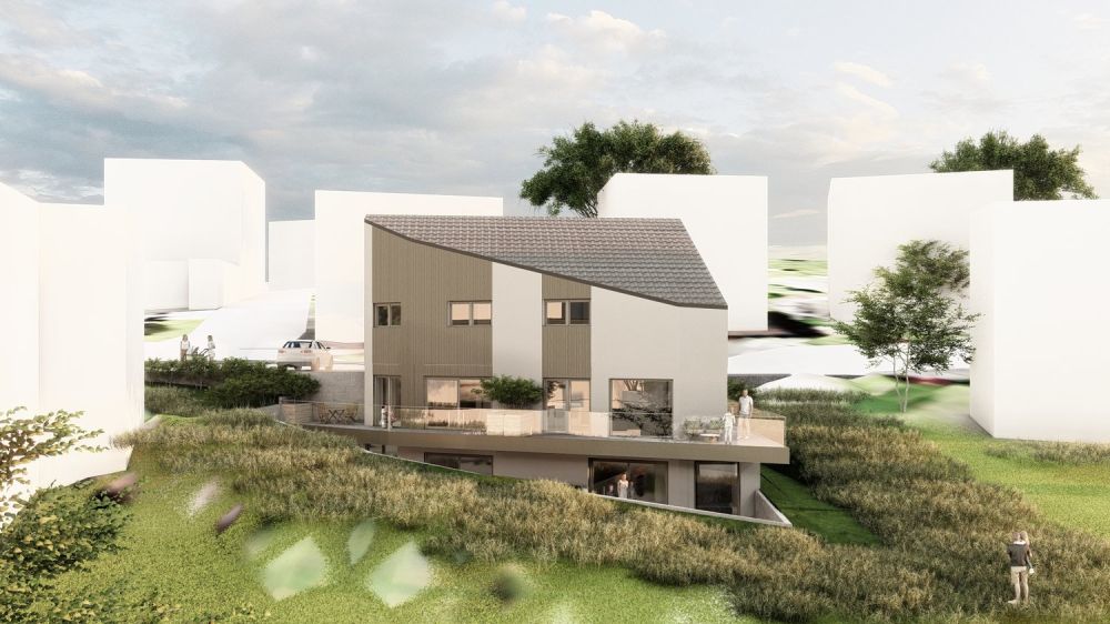 Neubau Doppelteinfamilienhaus mit Einliegerwohnung in Roggwil BE – Bezug ab 2026 -  Bild 1