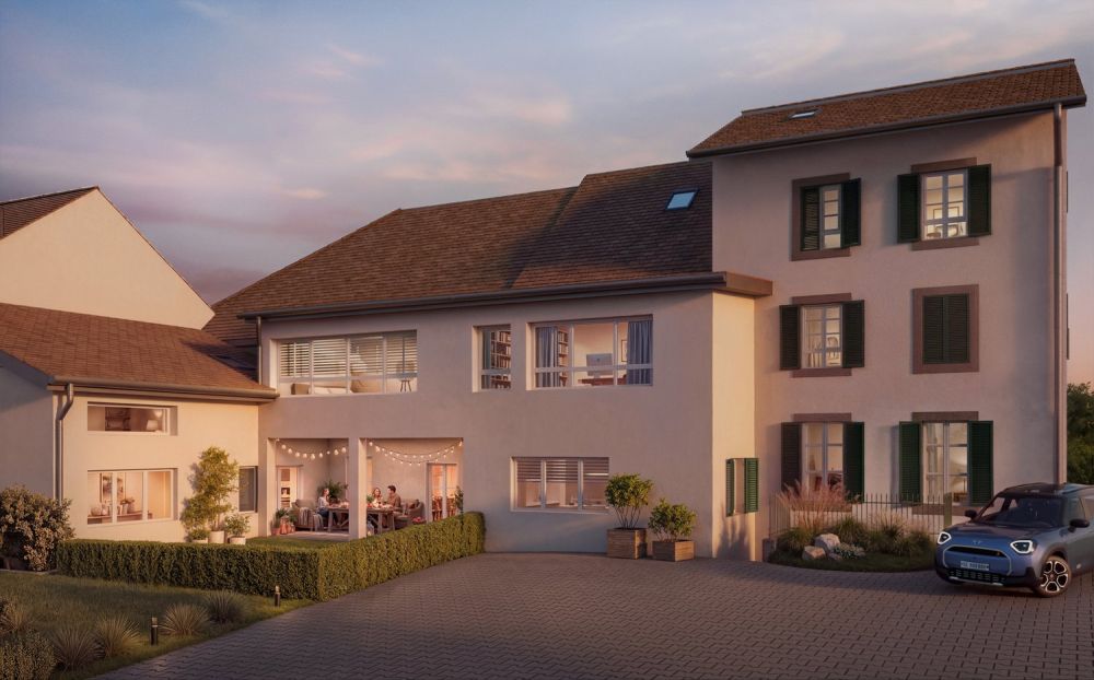 Promotion Les Vergers de Chamblon - 6 Magnifique Apartments mit Terrassen und privaten Gärten -  Bild 4