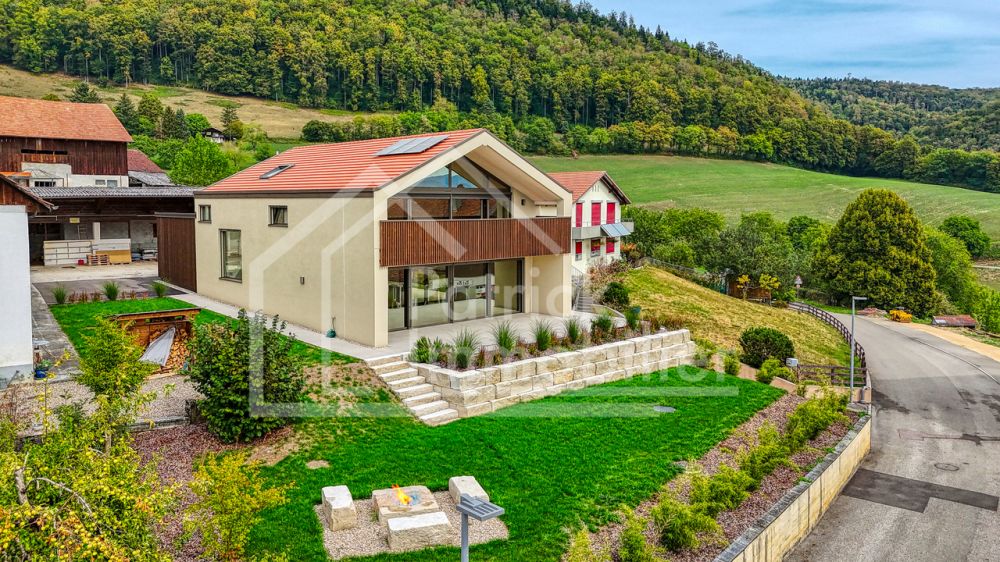 Villa contemporaine de luxe avec vue dégagée à Montavon -  Bild 1