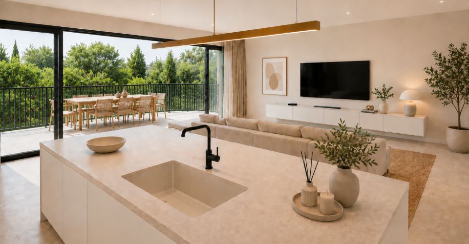L'élégance d'un 4.5 pièces dans un cadre de vie privilégiée entre lumière et confort - Appartement 4.5 pièces - image - 1