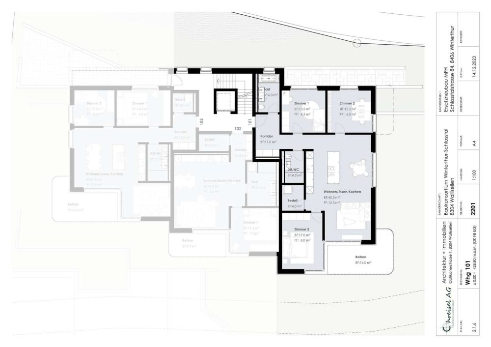 Stadtnahe Eigentumswohnung im Einklang mit der Natur - Grundriss