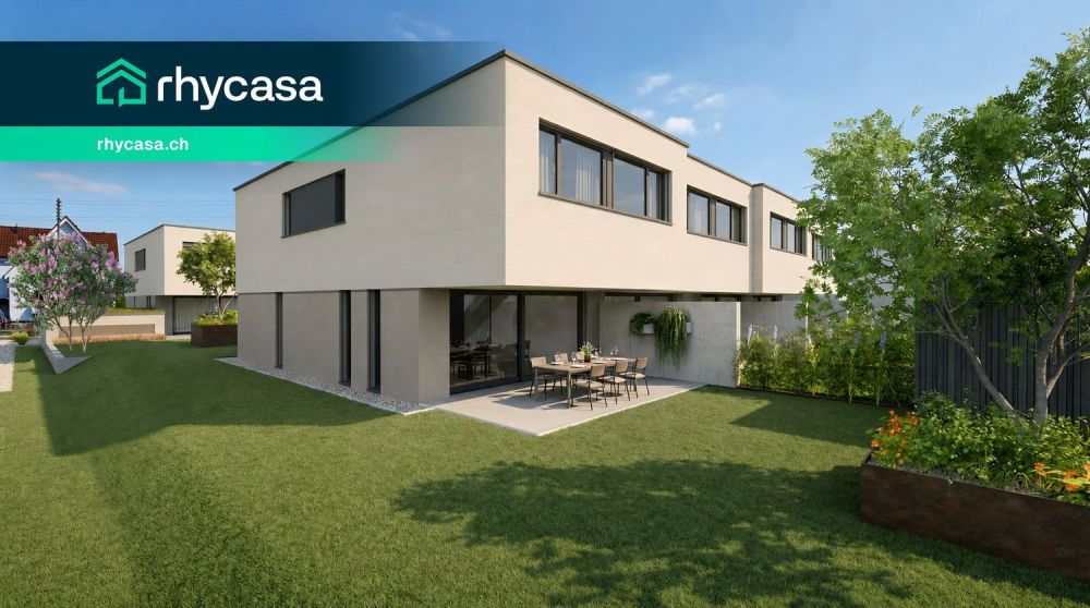 Neubauprojekt «Aurea Quartier» – 5.5-Zimmer-Reihenhaus mit eigenem Garten an ruhiger Lage in Au -  Bild 1