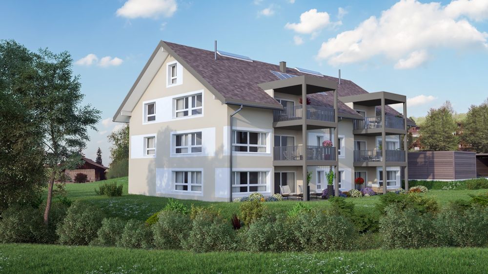 Stadtnah auf dem Land: Moderne 4.5-Zimmer-Neubauwohnung an ruhiger Lage in Hettiswil -  Bild 2