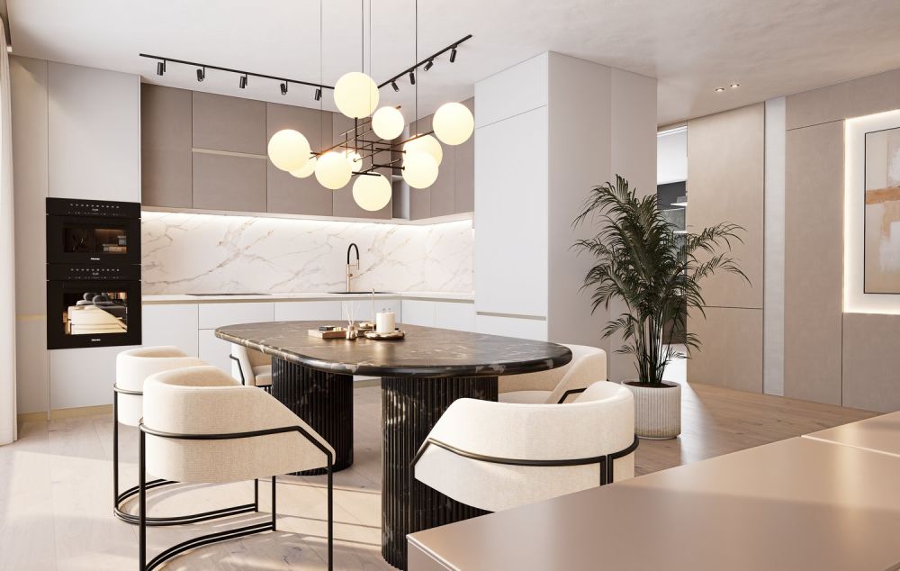 Appartamento di 5.5 locali piano terra con giardino di 200 m2 in nuova costruzione di pregio -  Bild 6