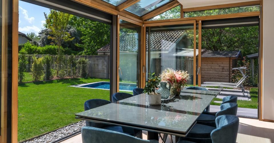 Corsier, villa neuve de 9.5 pièces avec piscine - Maison 9.5 pièces - image - 1