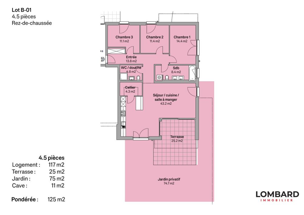 Appartement neuf de 4.5 pièces avec jardin - Bild 5