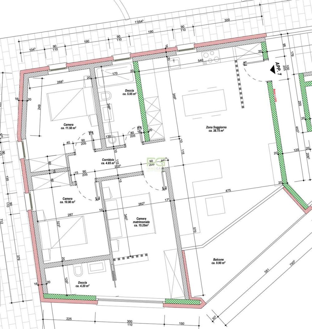 Nuovo appartamento in zona centrale a Giubiasco -  Bild 6