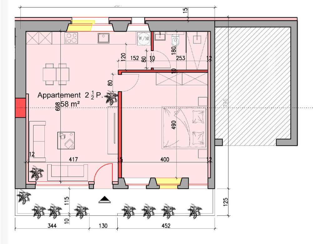 Vente sur plans - Magnifique 2,5 pièces entièrement rénové -  Bild 1
