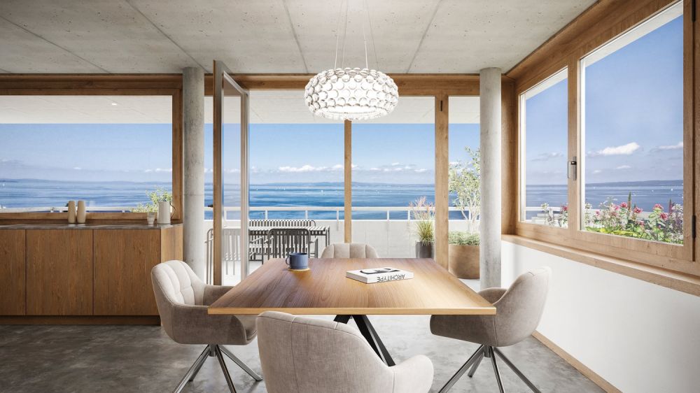 Luxus am Bodensee: 4-1/2 Zi.Dachmais.Wohnung mit SEE-Panoramablick -  Bild 2