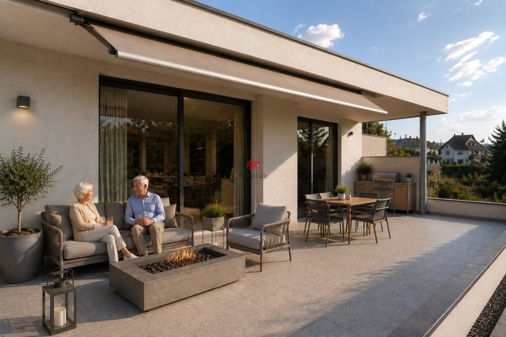 Ankommen im Grünen - ein Rückzugsort der bleibt - Terrasse Attikawohnung