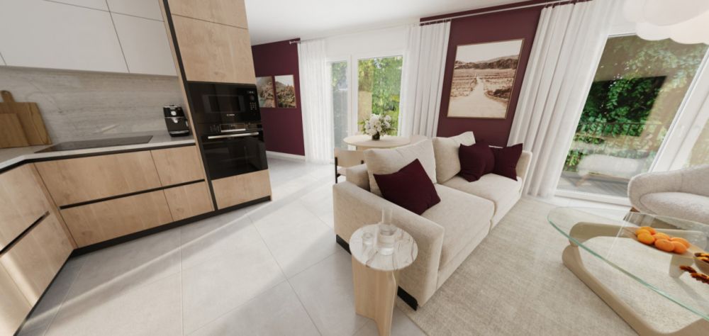 SELTENES 2.5-ZIMMER-WOHNUNG MIT GROßEM BALKON NAHE ALLEN VERKAUFSTELLEN -  Bild 1
