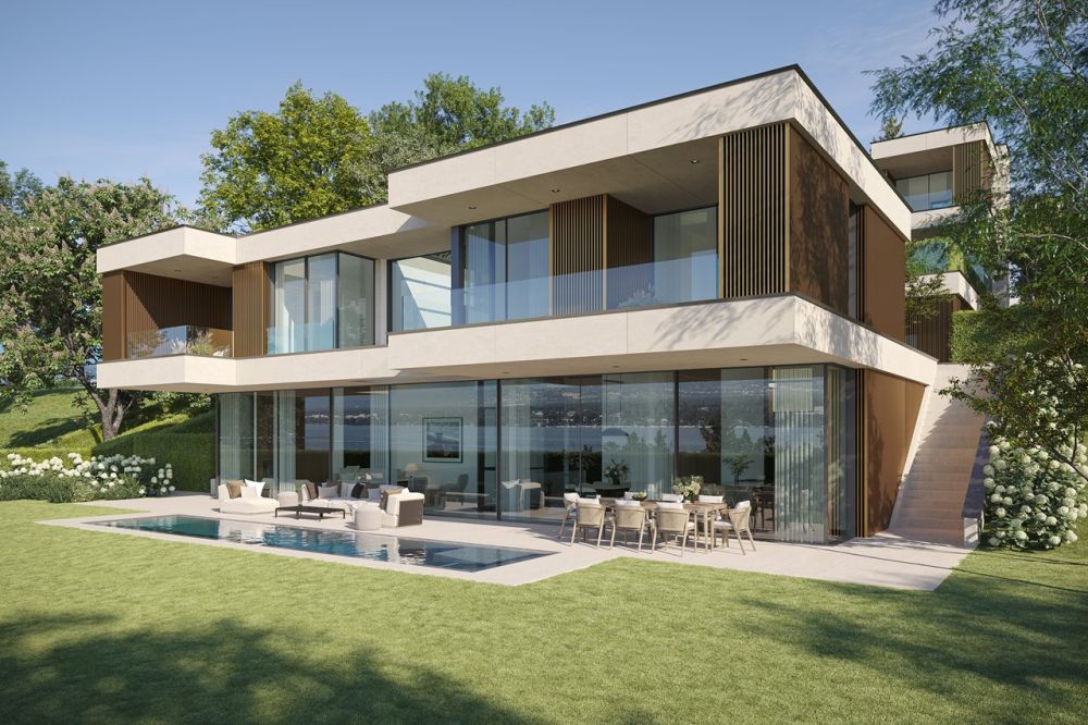 Villas Panorama | Cologny : 2 villas individuelles d'exception surplombant le lac - Bild 1