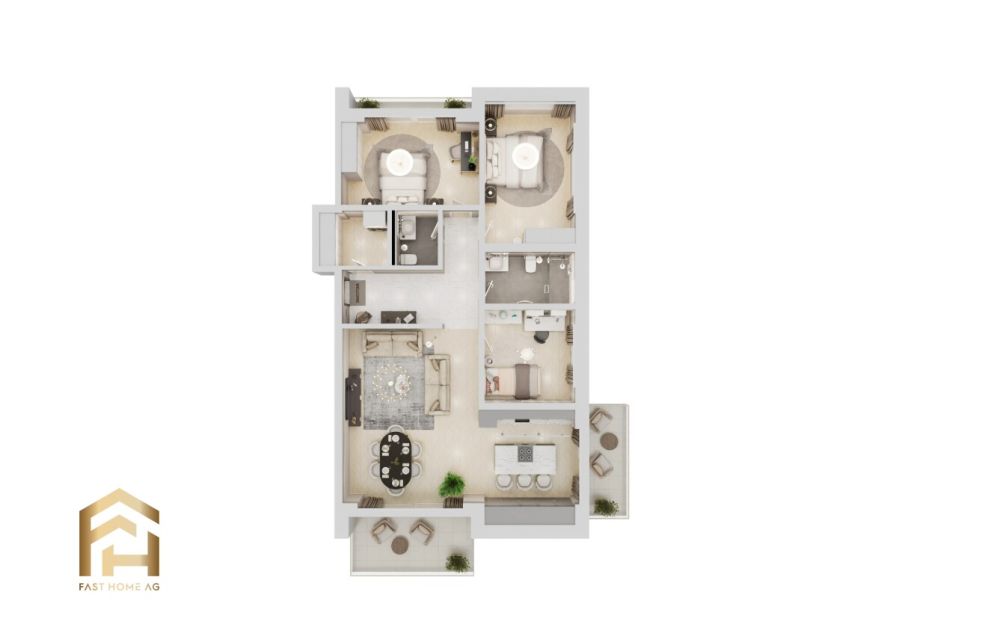 Innovatives Neubau-Projekt: Hochwertige 2,5 ZWG Wohnung -  Bild 9
