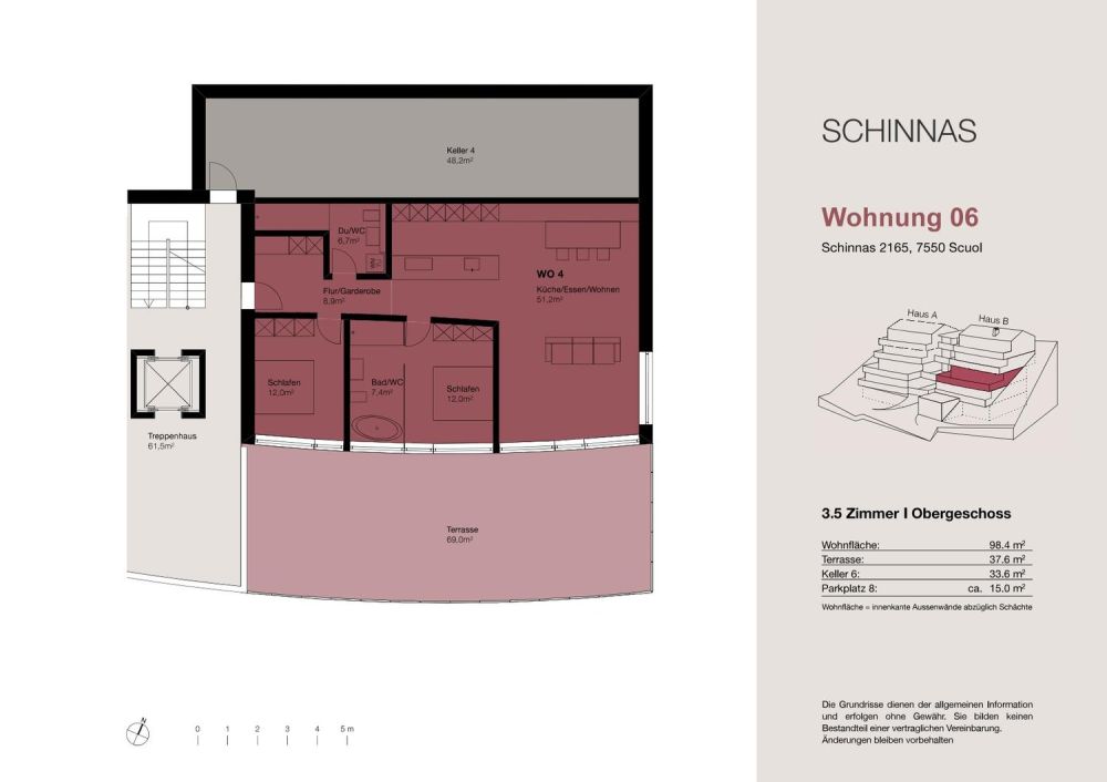Neubau: 3.5-Zimmer und 4.5-Zimmer Terrassen-Erstwohnungen in Schinnas -  Bild 12