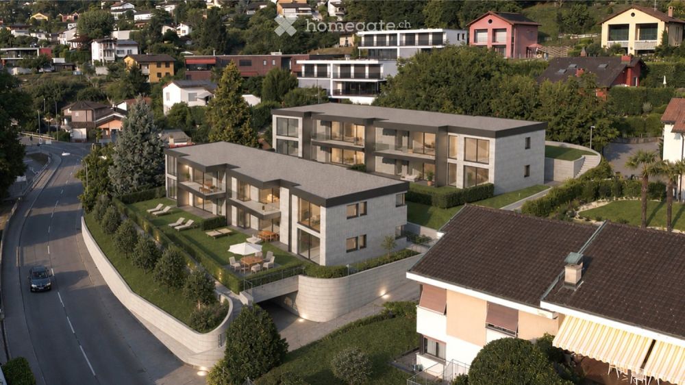 Nuova costruzione a Lugano - Davesco – 3.5 e 4.5 locali con giardino o terrazza -  Bild 1