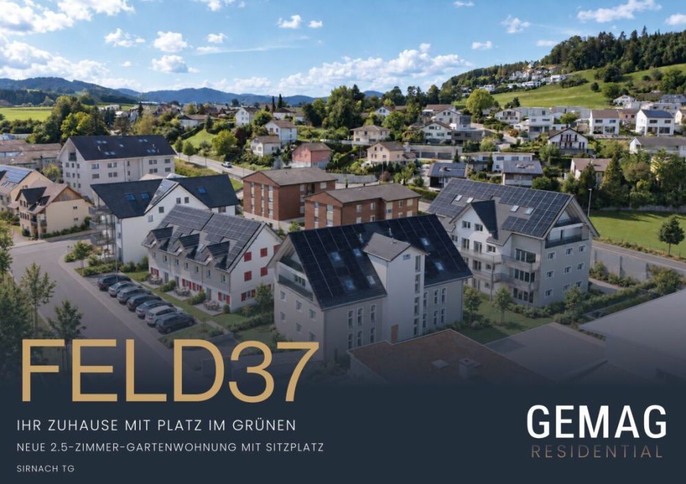 Neue 2.5-Zimmer-Gartenwohnung mit Sitzplatz -  Bild 1
