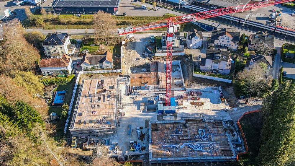 Exklusiv wohnen mit Loft-Feeling im Doppeleinfamilienhaus - Baustand April 2026