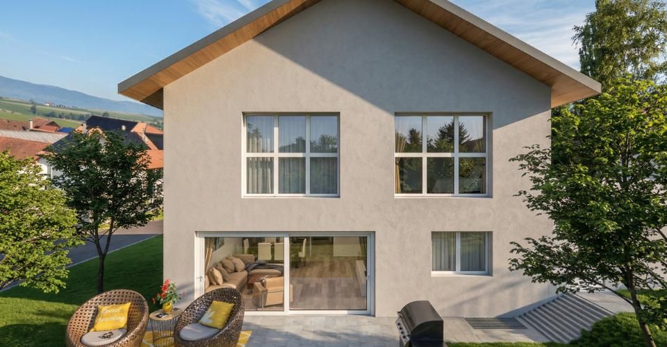 Nouvelle promotion à Thierrens – Villas familiales 5.5p avec jardin - Maison jumelée 5.5 pièces - image - 6