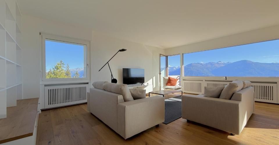 Location à l'année d'un duplex de luxe à Crans-Montana – Dernier étage, vue montagnes & pistes de ski - Duplex 4.5 pièces - image - 1
