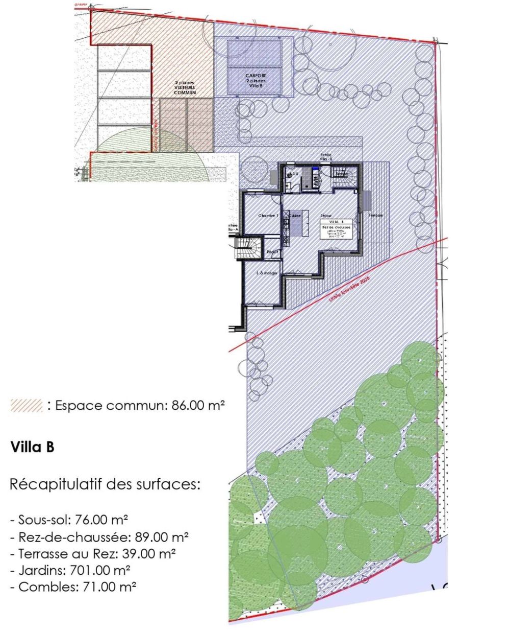 Le Logis - Villa "B" - Villa mitoyenne neuve de 6.5 pièces - Extérieur