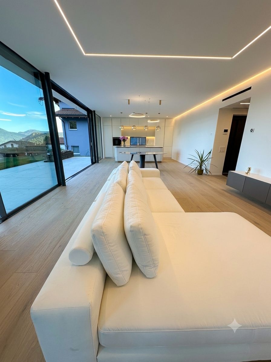 Wohnung mit 4,5 Zimmern im Neubau mit privatem Wellnessbereich und Seeblick -  Bild 6