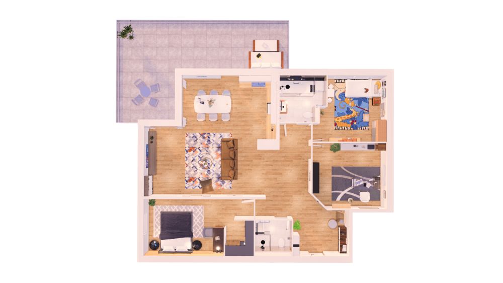Prächtiges neues Attikapartment mit hohem Standard in PPE mit 3,5 Zimmern und Parkplatz im Garage -  Bild 13