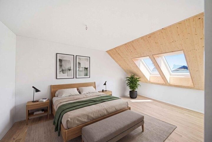 APPARTEMENT NEUF SOUS LES TOITS AVEC VUE PANORAMIQUE SUR LES ALPES - Attique 3.5 pièces - image - 4