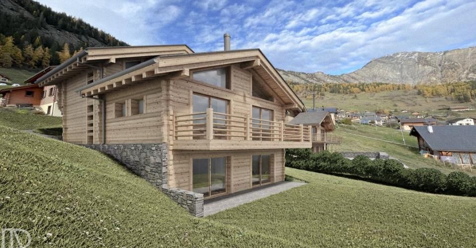Proche Verbier LE LEVRON Chalet 3 étages 6.5 pièces - Chalet 6.5 pièces - image - 6