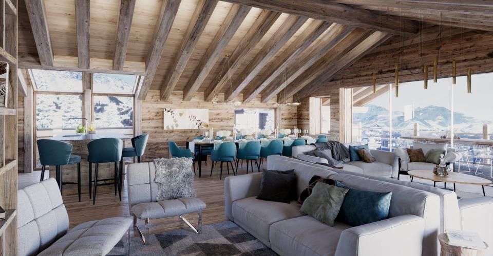 Projet de chalet de prestige avec magnifique vue - Chalet 7 pièces - image - 2