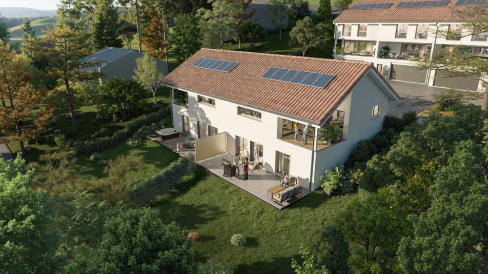 6 MAISONS NEUVES A VILLARS-BURQUIN AVEC VUE PLONGEANTE SUR LE LAC ! -  Bild 11