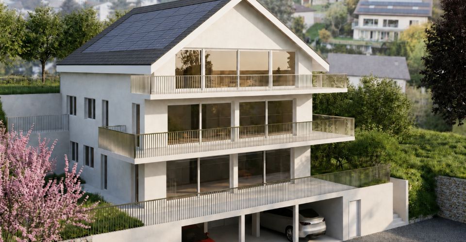 L'élégance d'un 4.5 pièces dans un cadre de vie privilégiée entre lumière et confort - Appartement 4.5 pièces - image - 9