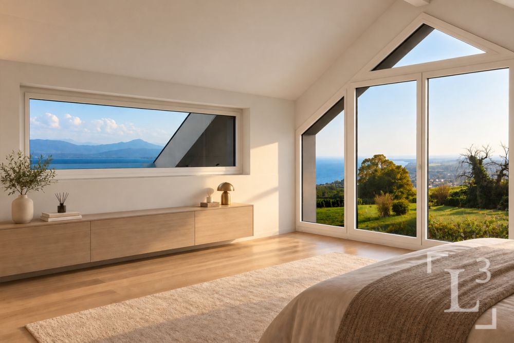 Rare! Villa neuve avec vue spectaculaire sur le lac - Suite parentale (Combles)