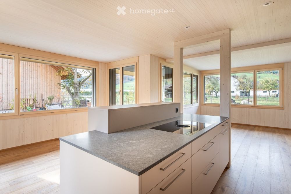 Natürlich wohnen in Mosen: Modernes Holzhaus nahe Hallwilersee -  Bild 3