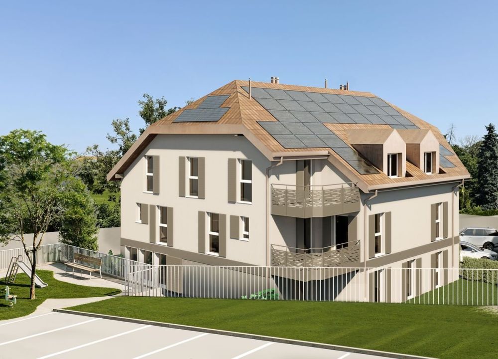 PROJET NEUF : Appartement de 3.5 pièces au rez-de-chaussée - Bild 1