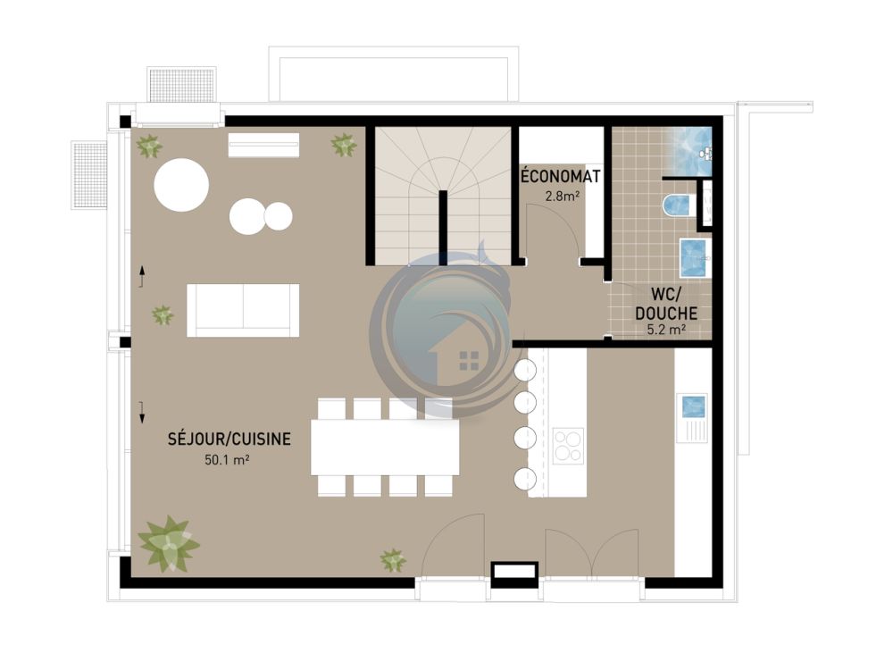 Villa individuelle de 5.5 à 6.5 pièces - modulable selon vos besoins - RDC variante
