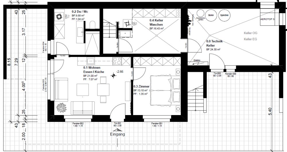 Neubau Wohnhaus "Eggetli" mit Einliegerwohnung und Carport -  Bild 6