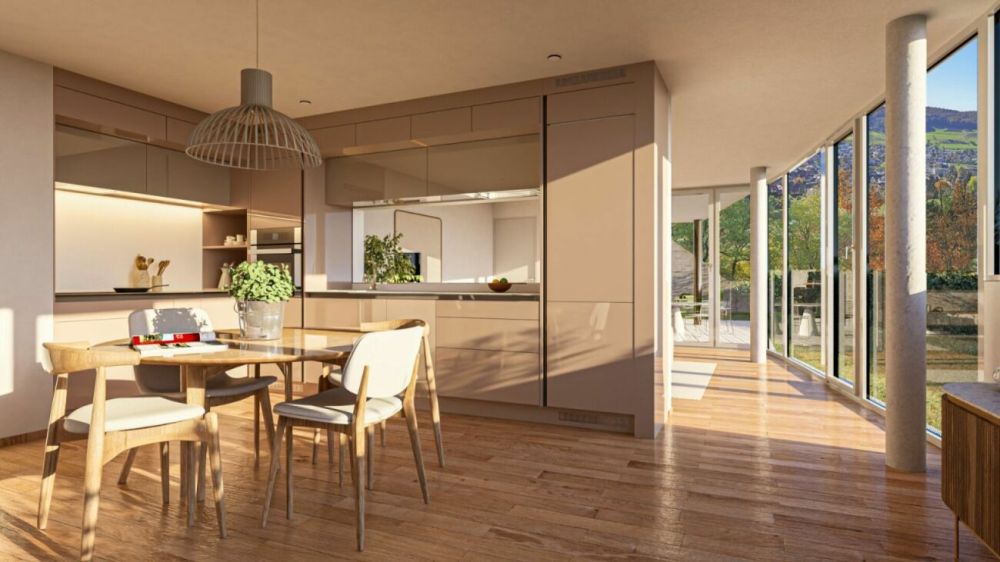 Neubau-Gartenwohnung Nr. 7: 2 Nasszellen, Sitzplatz, 110 m² Garten, Carport, Keller, WM/TU - Bild 5