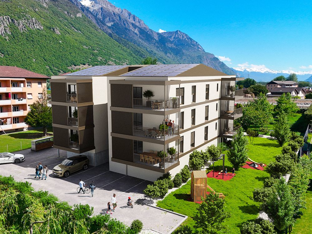 Wohnung 3,5 Zimmer zu verkaufen in Martigny (Los 103) -  Bild 2