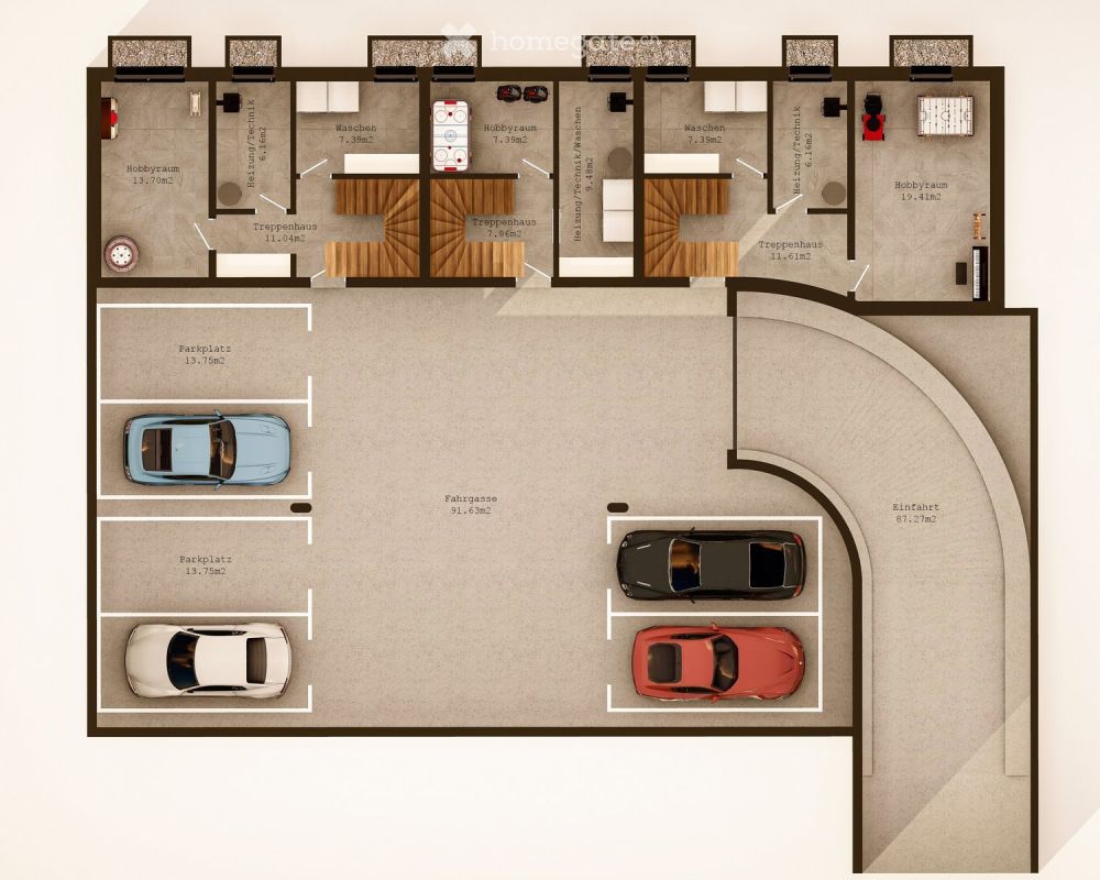 Bau der drei Reihenhäuser begonnen: Das Mittelhaus wartet auf Sie! - Bild 13