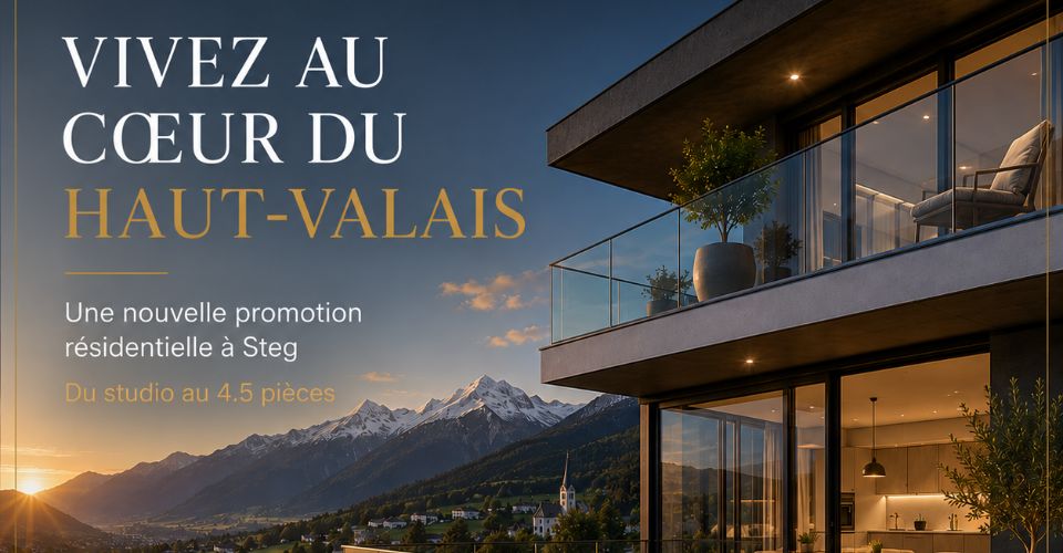 STEG (Valais) : Entre montagnes, sérénité et qualité de vie - Appartement - image - 1